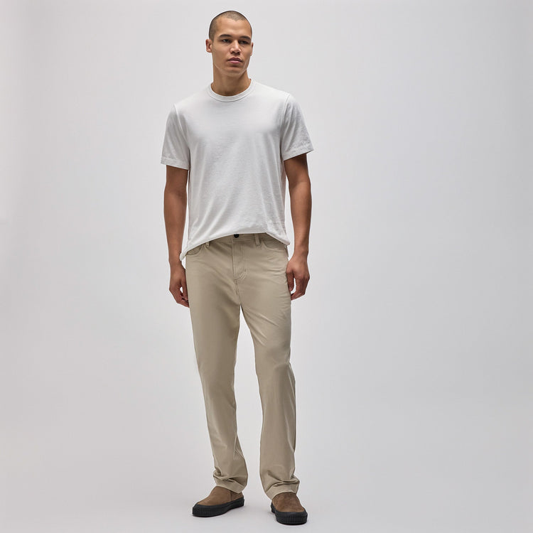 5 Pocket Performance Pant in Sand | James Perse Los Angeles