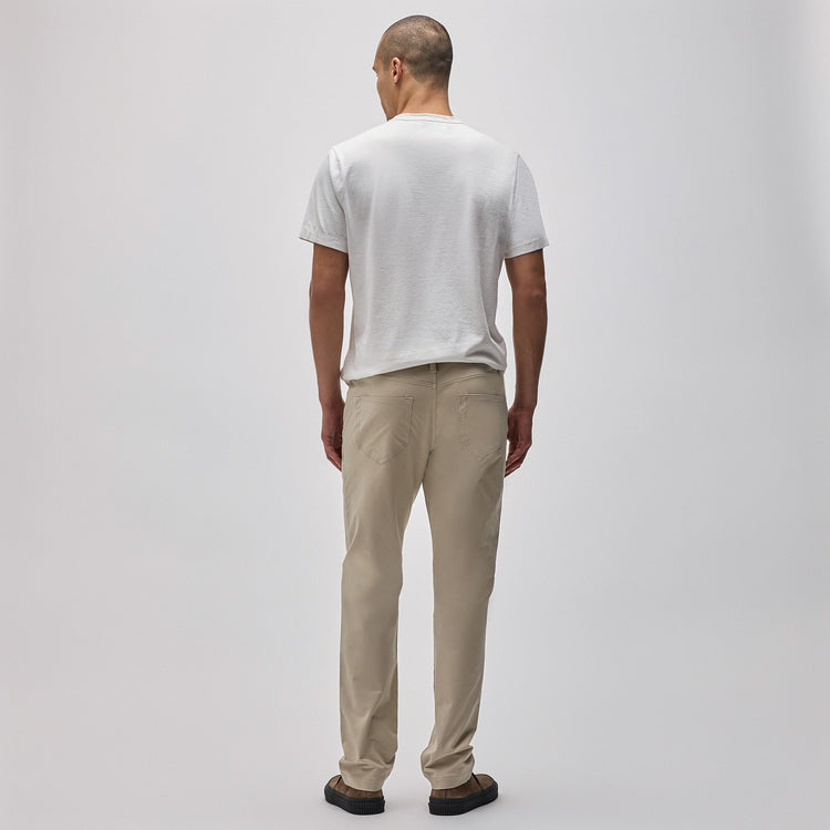 5 Pocket Performance Pant in Sand | James Perse Los Angeles