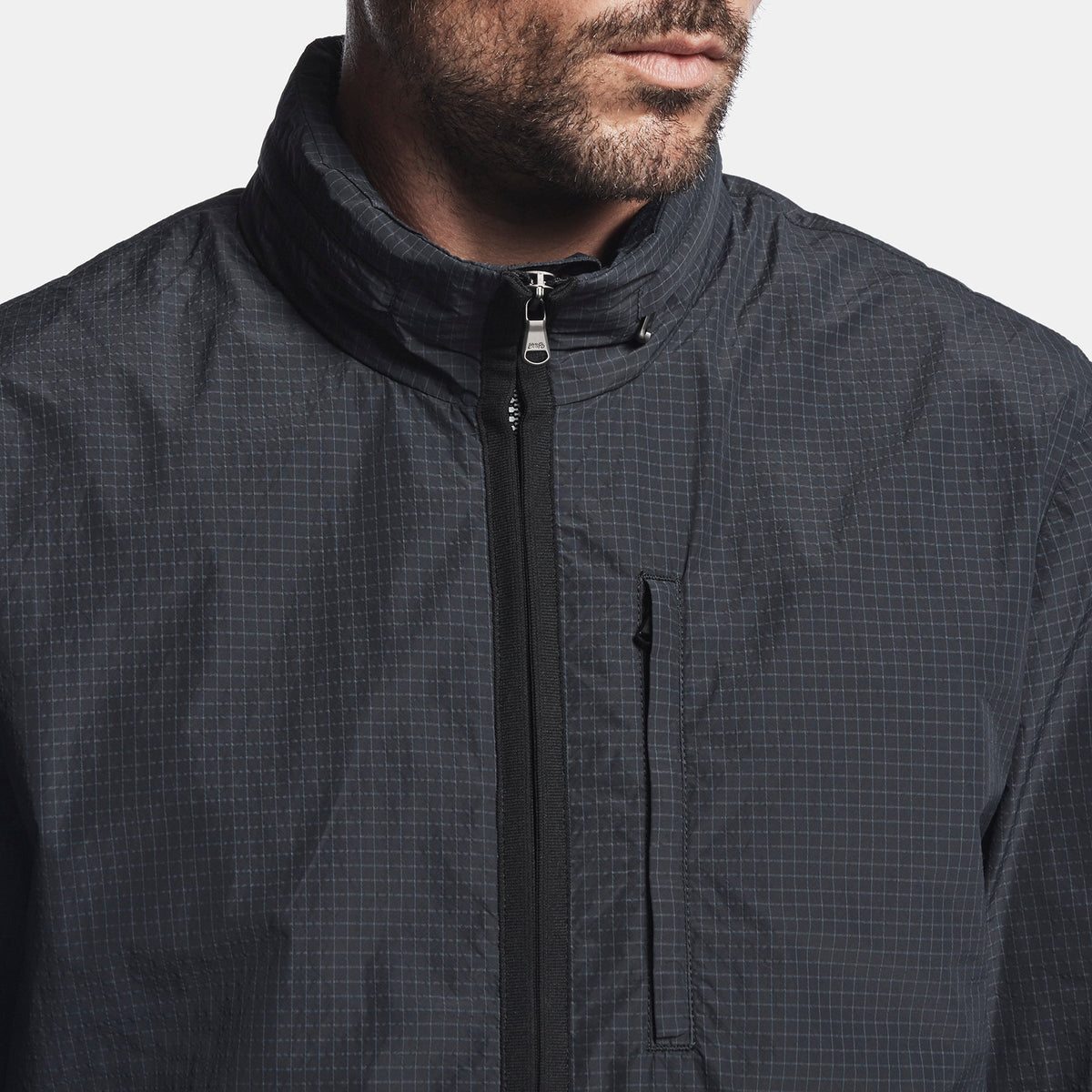 Y/OSEMITE High Tech Ripstop Shell Jacket In Black | James Perse Los Angeles