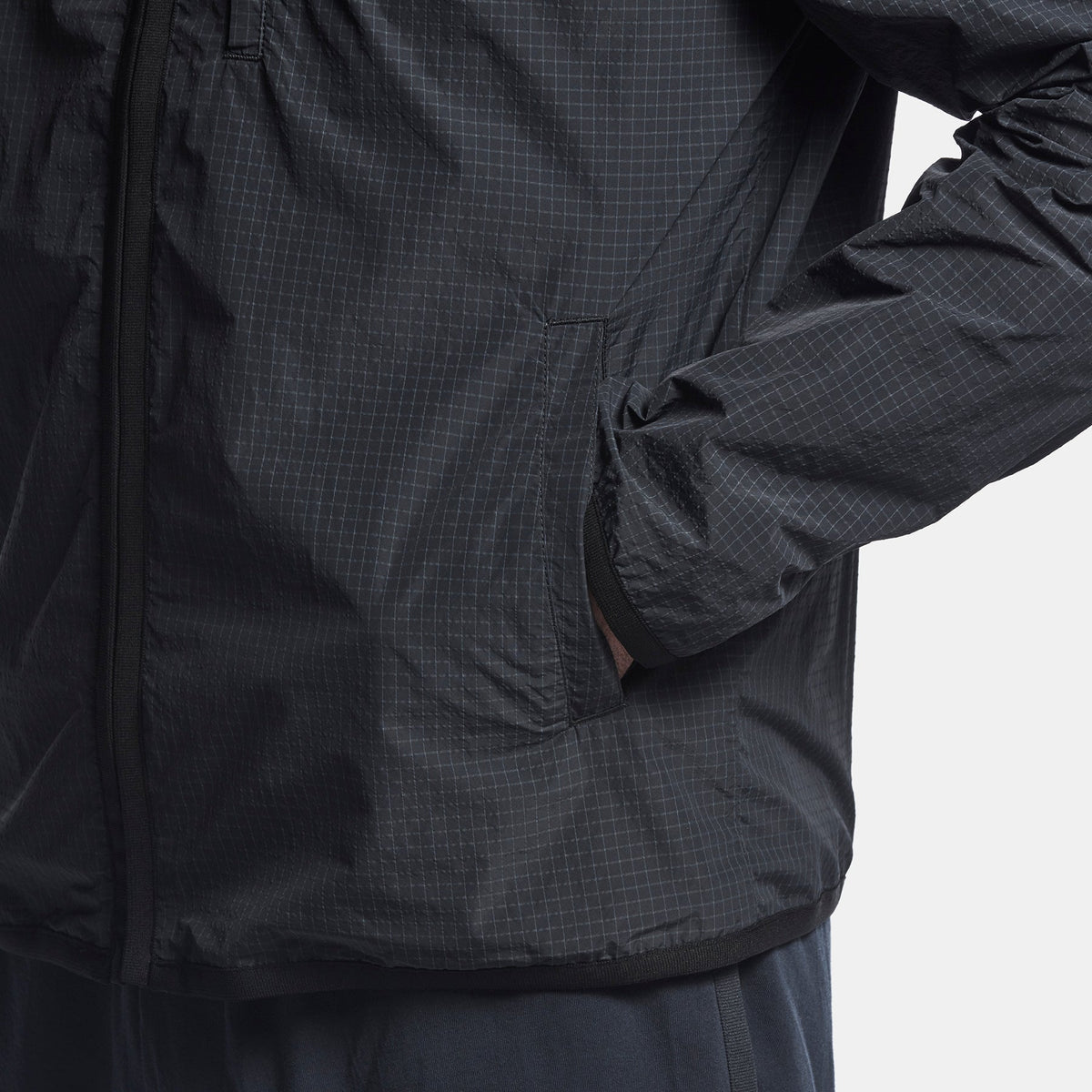 Y/OSEMITE High Tech Ripstop Shell Jacket In Black | James Perse Los Angeles