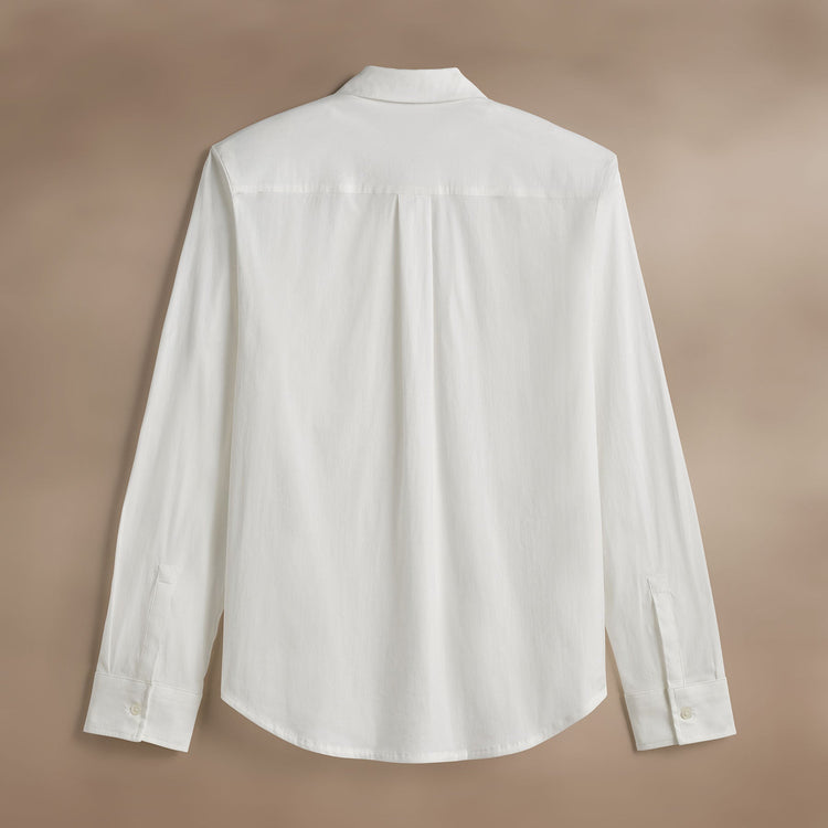 Performance Poplin Shirt in White | James Perse Los Angeles