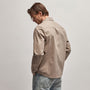 Garment Washed Shirt in Stone | James Perse Los Angeles