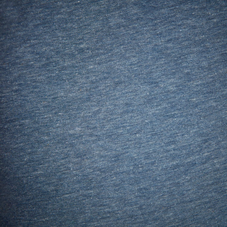 High Twist Recycled Jersey Raglan in Heather Blue | James Perse Los Angeles