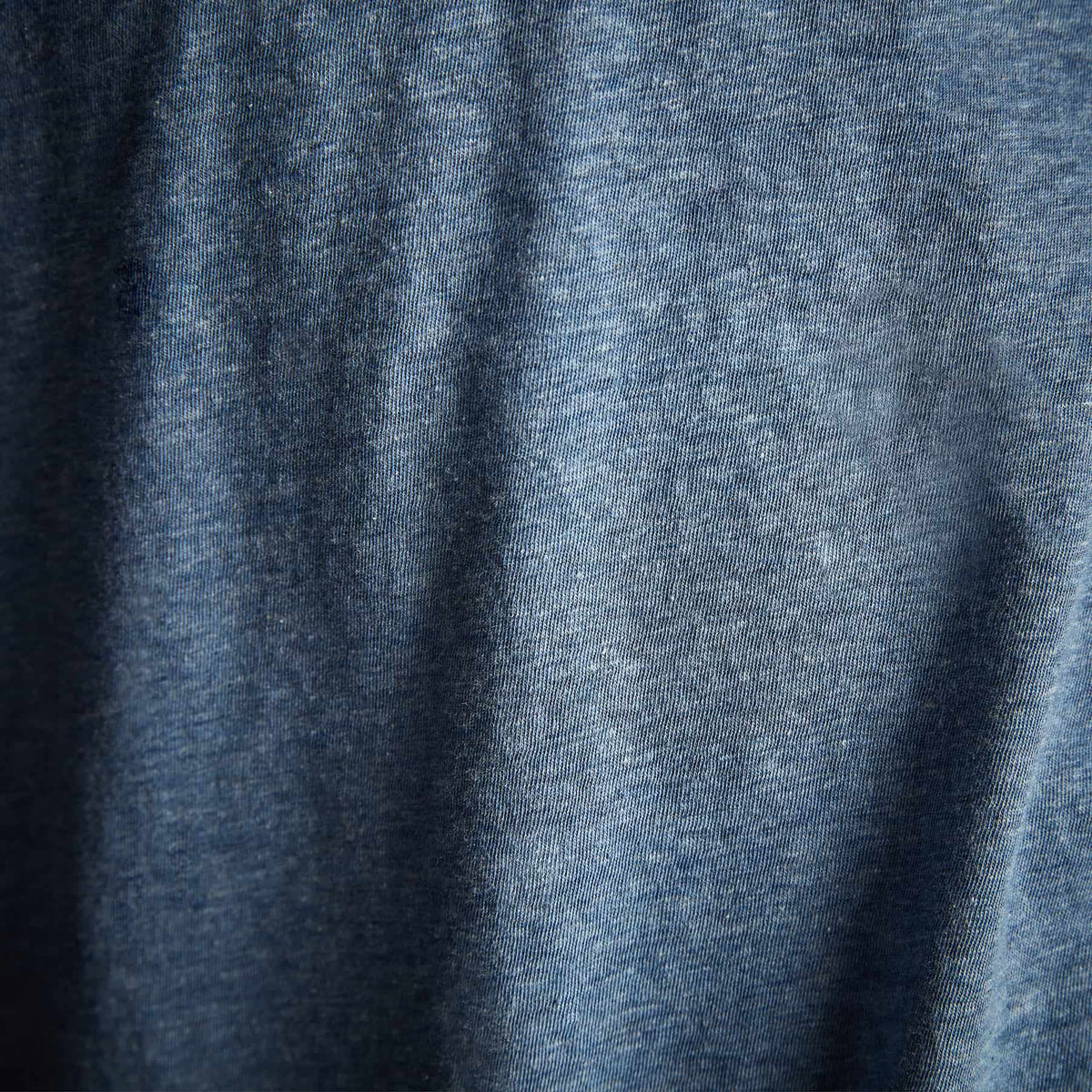 High Twist Recycd Jsy Short Sleeve Polo in Heather Blue | James Perse Los Angeles
