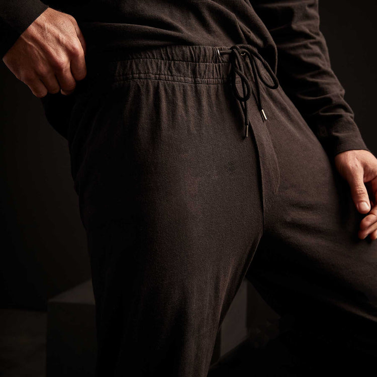 High Twist Jersey Pant - Black | James Perse Los Angeles
