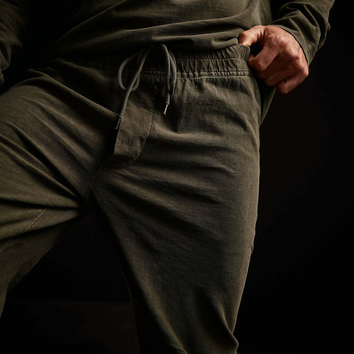 High Twist Jersey Pant - Old Whiskey Pigment | James Perse Los Angeles