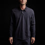 High Twist Jersey Rugby Polo in French Navy | James Perse Los Angeles