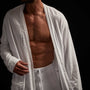 Sueded Jersey Robe - White | James Perse Los Angeles