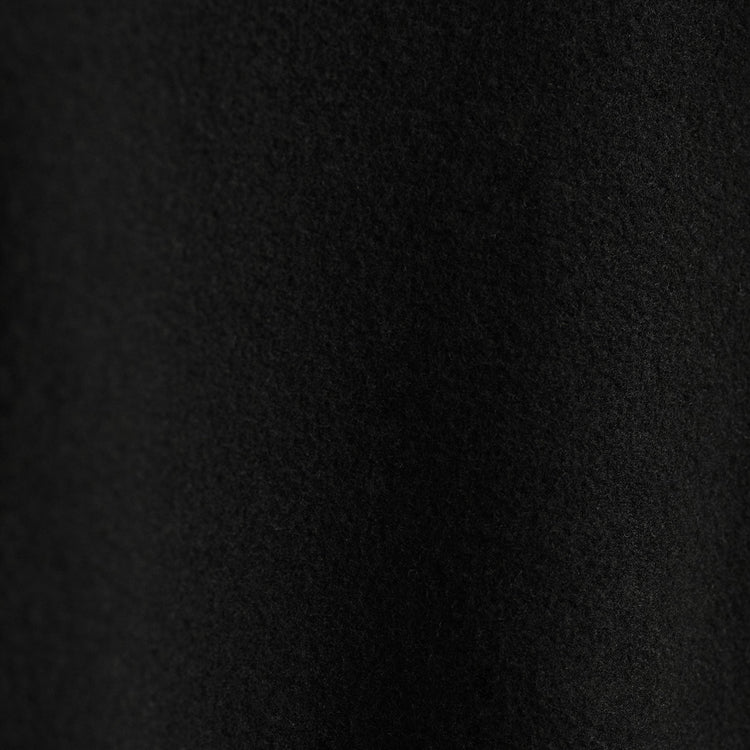 Wool Jrsy Zip Front Funnel Nck  in Black/Black | James Perse Los Angeles
