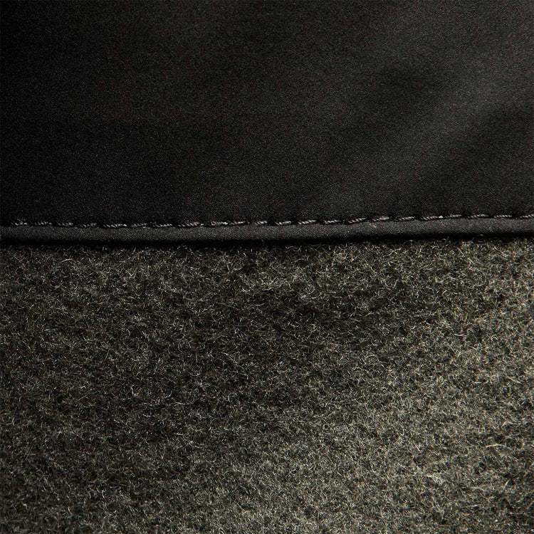 Wool Jersey Mixed Media Jacket in Dark Olive/Black | James Perse Los Angeles