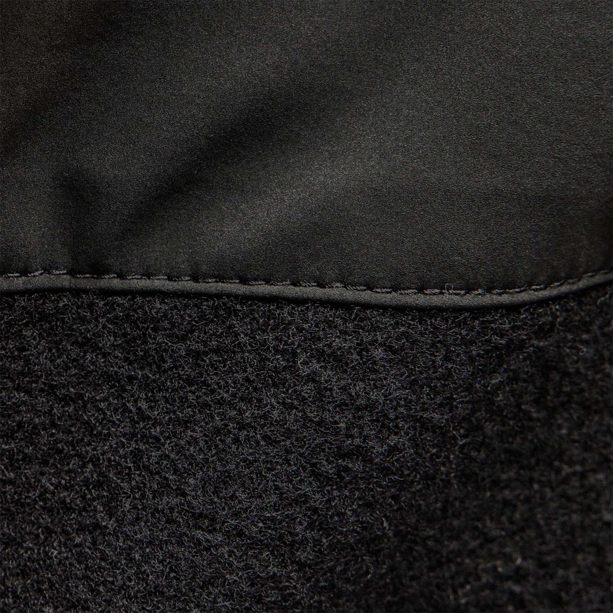 Wool Jersey Mixed Media Jacket in Black | James Perse Los Angeles