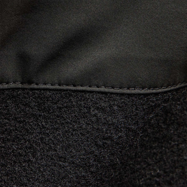 Wool Jersey Mixed Media Jacket in Black | James Perse Los Angeles