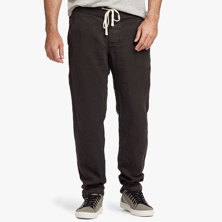 Utility Linen Pant in Carbon Pigment | James Perse Los Angeles