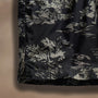 Island Poplin Print Short in Black/Army Green Pigment | James Perse Los Angeles