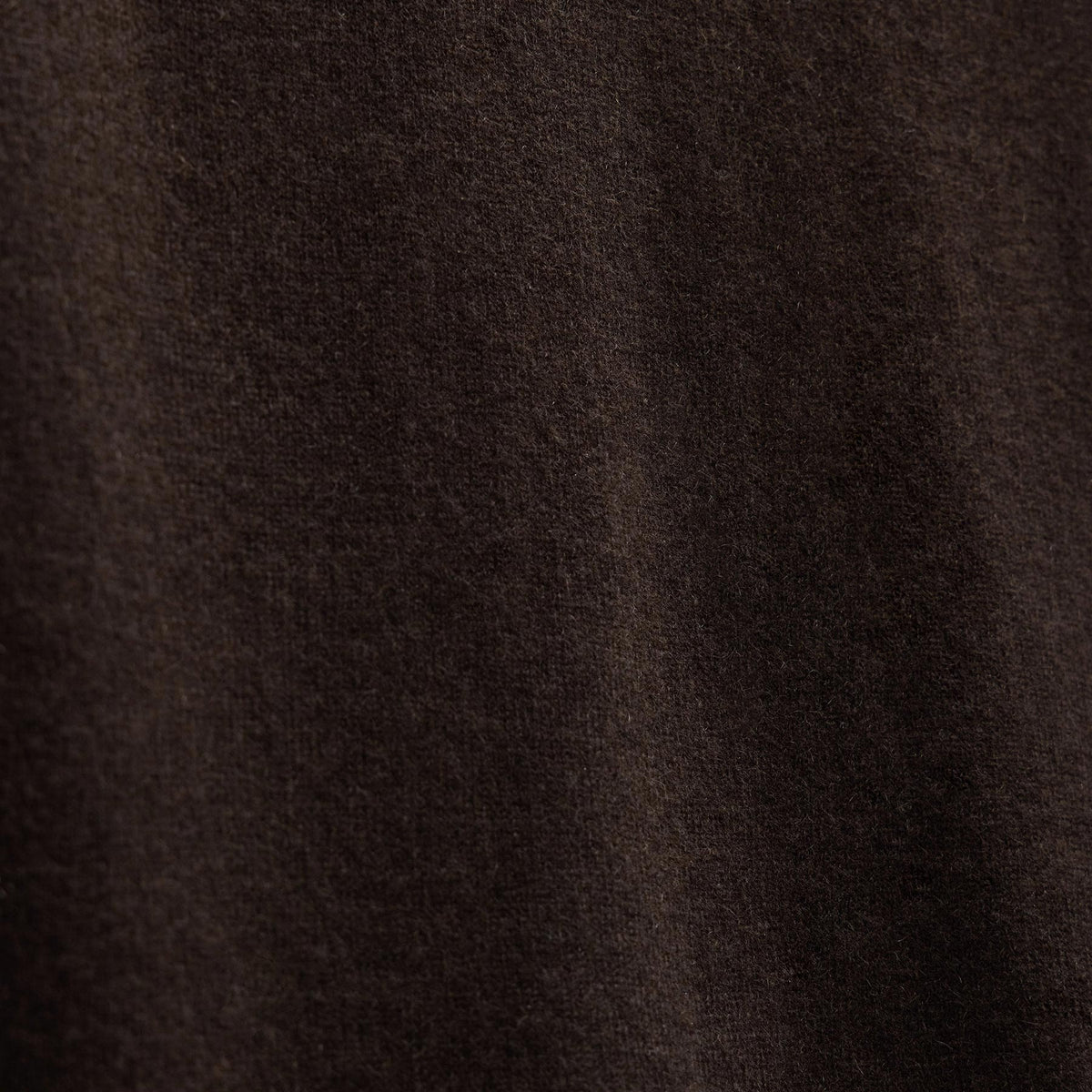 Italian Spun Cashmere Crewneck in Kona/Black | James Perse Los Angeles FLAT