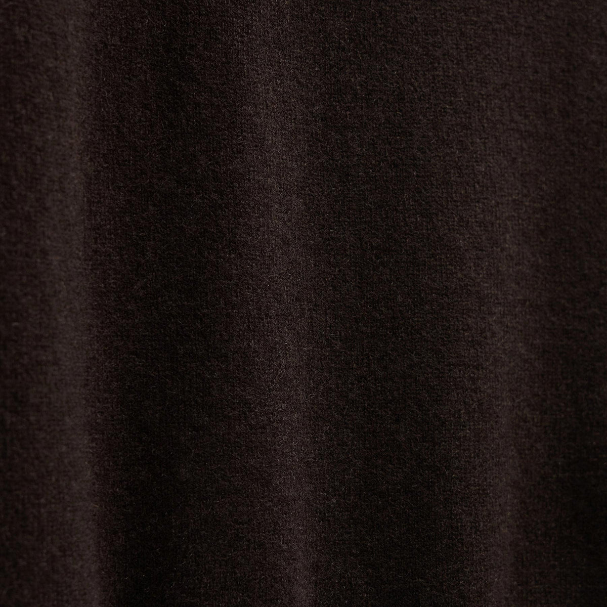 Contrast Trim Cashmere Crew in Kona/Black | James Perse Los Angeles FLAT