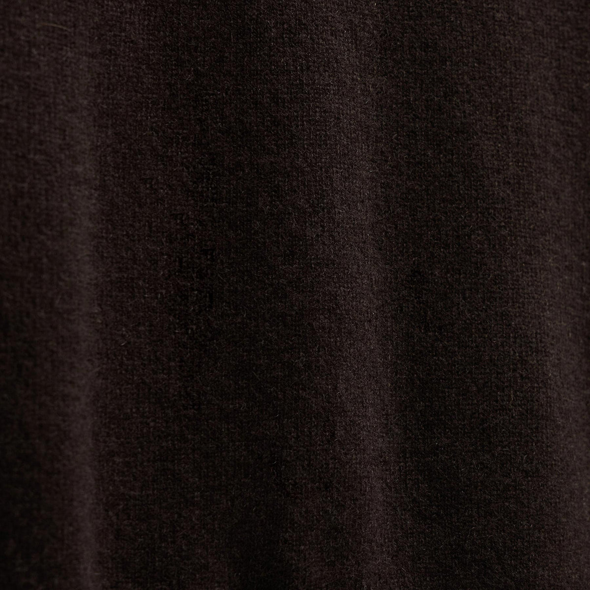 Half Zip Cashmere Funnel Neck in Kona/Black | James Perse Los Angeles FLAT