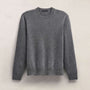 Italian Spun Cashmere Sweater in Mid Grey | James Perse Los Angeles FLAT
