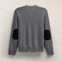 Italian Spun Cashmere Sweater in Mid Grey | James Perse Los Angeles FLAT