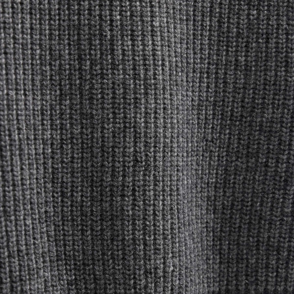 Italian Spun Cashmere Half Zip in Mid Grey | James Perse Los Angeles FLAT