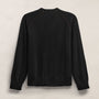 Italian Spun Cashmere Raglan Piped Crew in Black/Kona | James Perse Los Angeles FLAT
