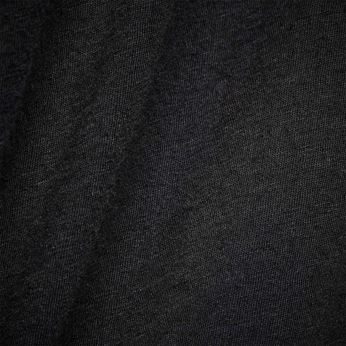 Cotton Linen Polo in Black | James Perse Los Angeles