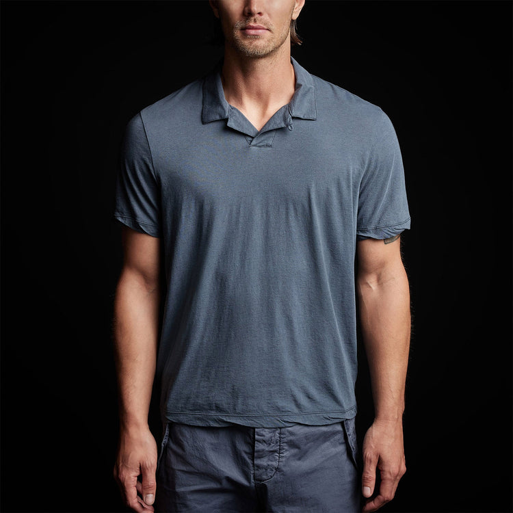 Cotton Linen Polo in Maine | James Perse Los Angeles