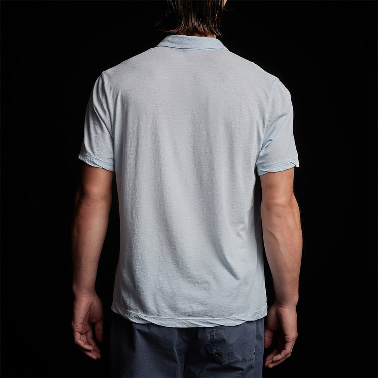 Cotton Linen Polo in Memory | James Perse Los Angeles