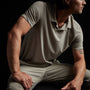 Cotton Linen Polo in Silt | James Perse Los Angeles