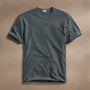 Slub Jersey Short Sleeve Crew in Asphalt Pigment | James Perse Los Angeles