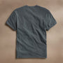 Slub Jersey Short Sleeve Crew in Asphalt Pigment | James Perse Los Angeles