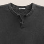 Slub Jersey Henley in Magma Pigment | James Perse Los Angeles