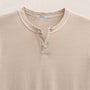 Slub Jersey Long Sleeve Henley in Stone Pigment | James Perse Los Angeles