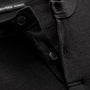 Slub Jersey Short Sleeve Henley in Black | James Perse Los Angeles