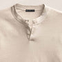 Slub Jersey Short Sleeve Henley in Pearl Pigment | James Perse Los Angeles