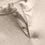 Slub Jersey Short Sleeve Henley in Pearl Pigment | James Perse Los Angeles