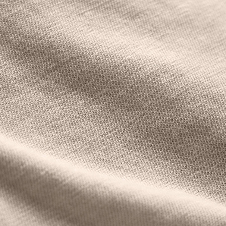 Slub Jersey Short Sleeve Henley in Pearl Pigment | James Perse Los Angeles