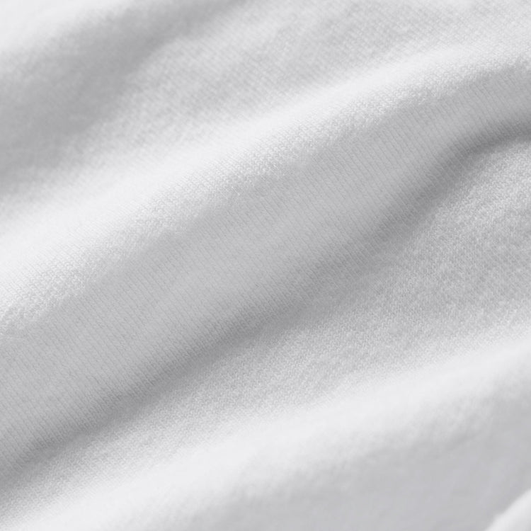 Slub Jersey Short Sleeve Henley in White | James Perse Los Angeles