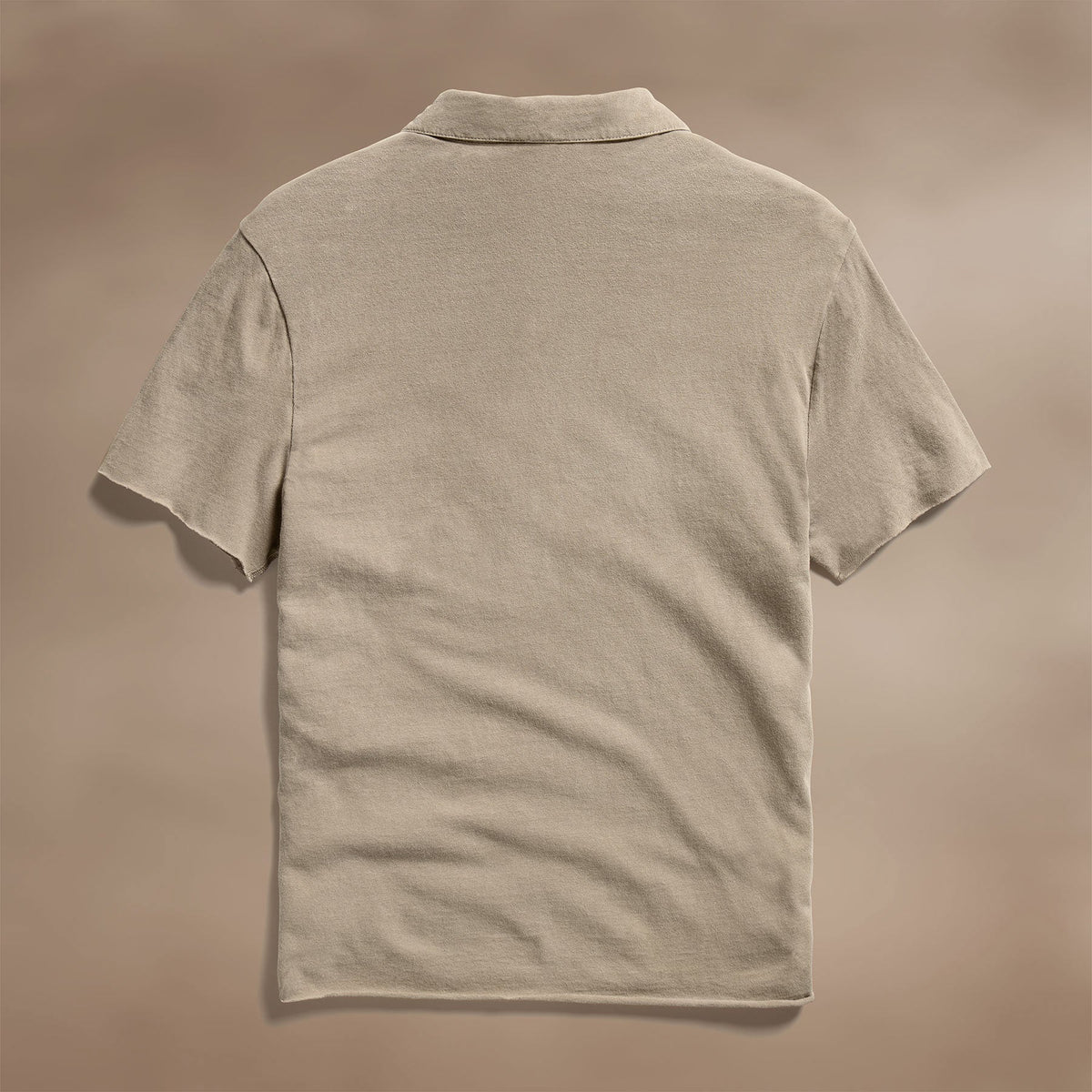 Slub Jersey Open Polo in Overcast Pigment | James Perse Los Angeles