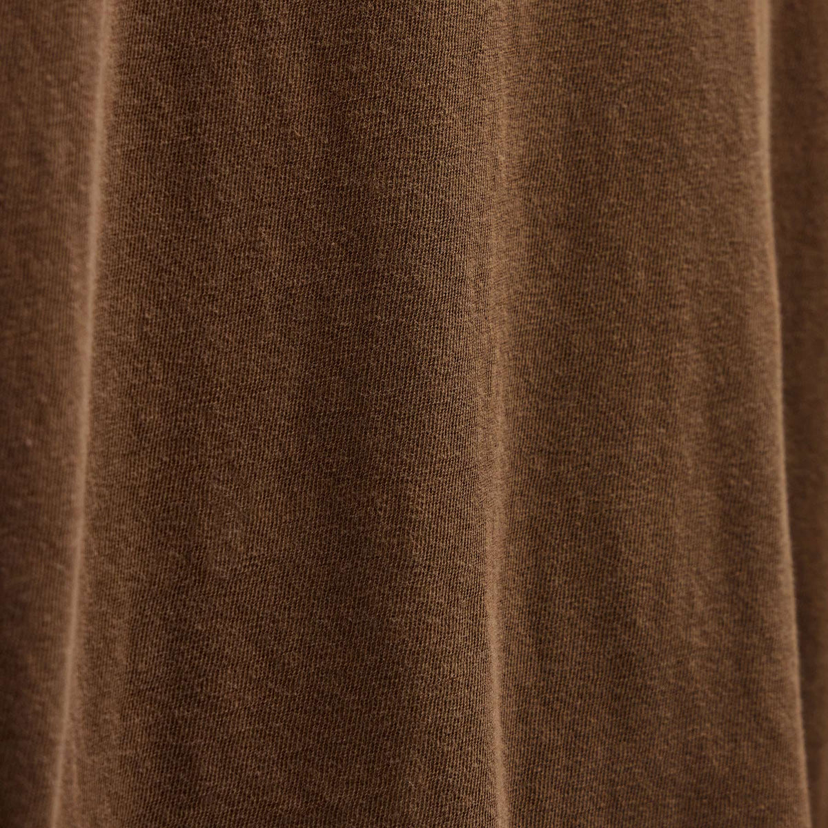 Slub Jersey Long Sleeve Open Polo in Gingerbread Pigment | James Perse Los Angeles