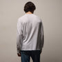 Slub Jersey Long Sleeve Raglan Crew in White | James Perse Los Angeles