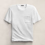 Slub Jersey Pocket Tee in White | James Perse Los Angeles