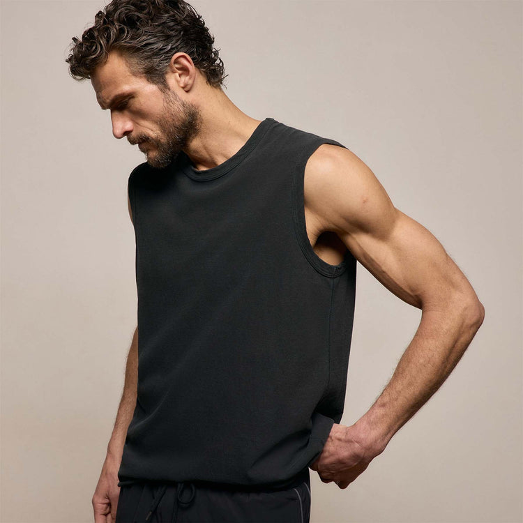 Slub Jersey Tank in Magma Pigment | James Perse Los Angeles