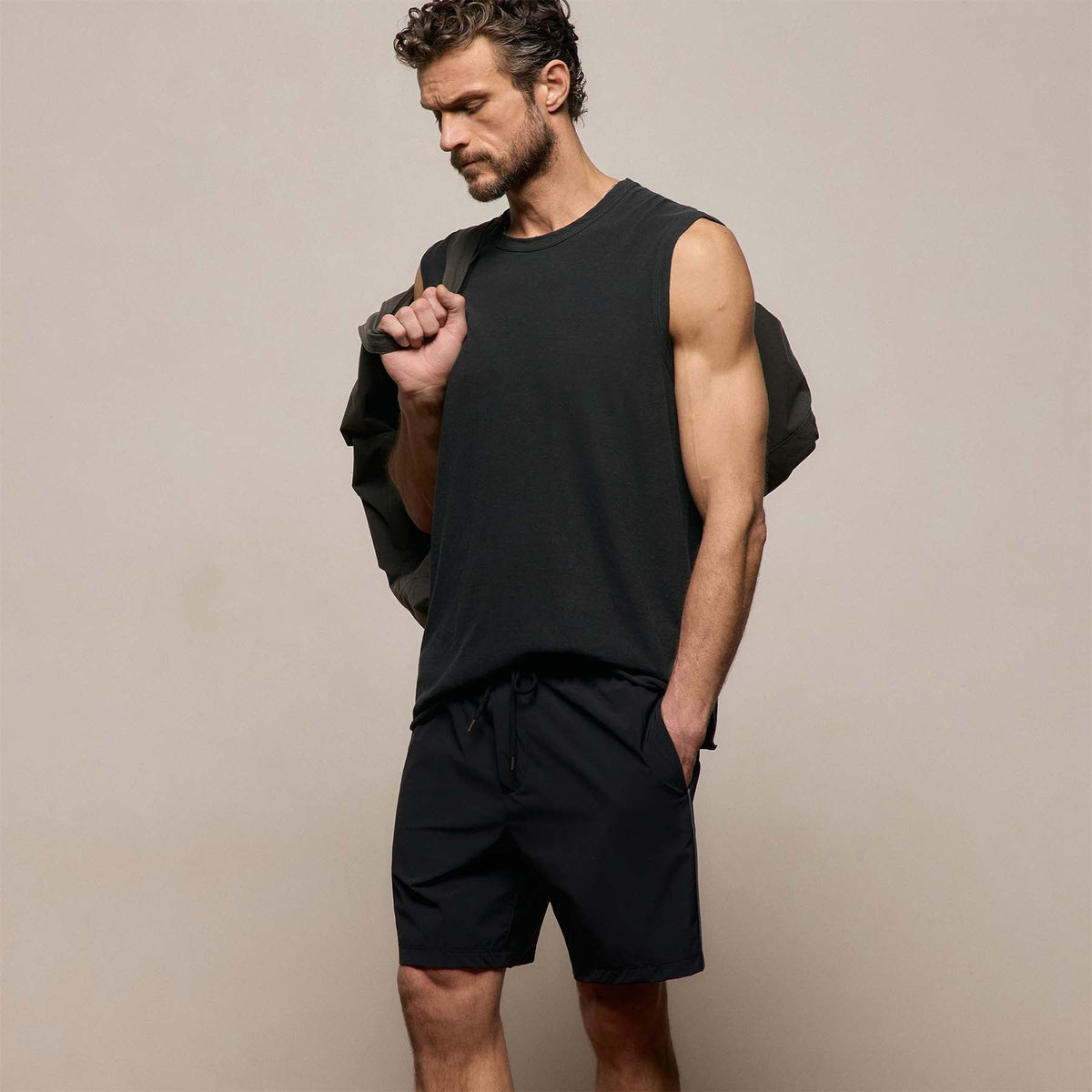Slub Jersey Tank in Magma Pigment | James Perse Los Angeles