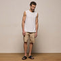 Slub Jersey Tank in White | James Perse Los Angeles