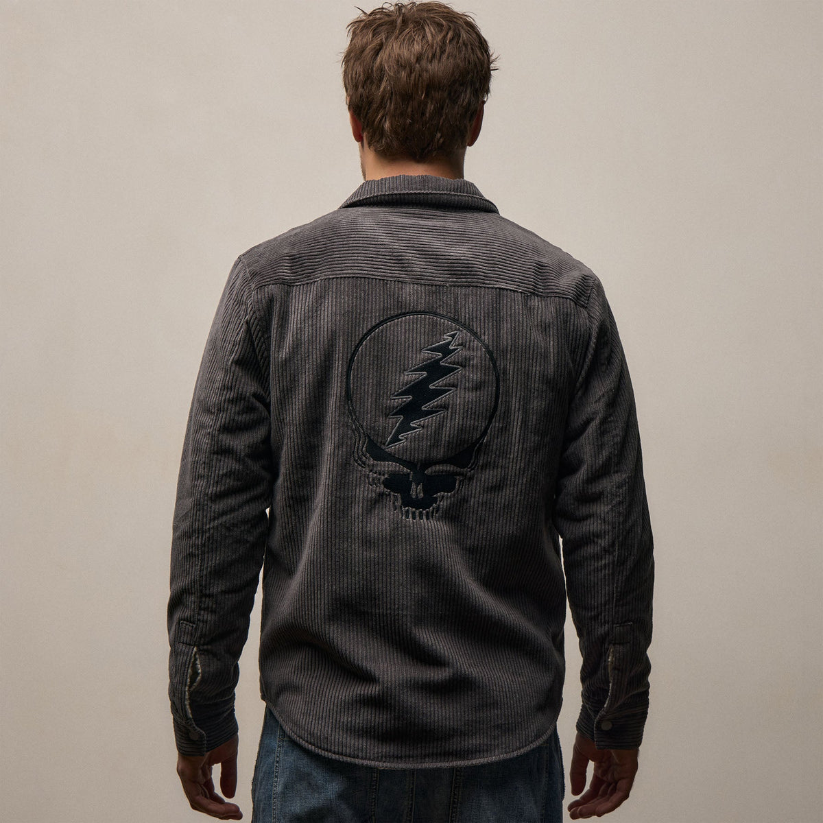Sherpa Lined Jumbo Cord Jacket - Magma