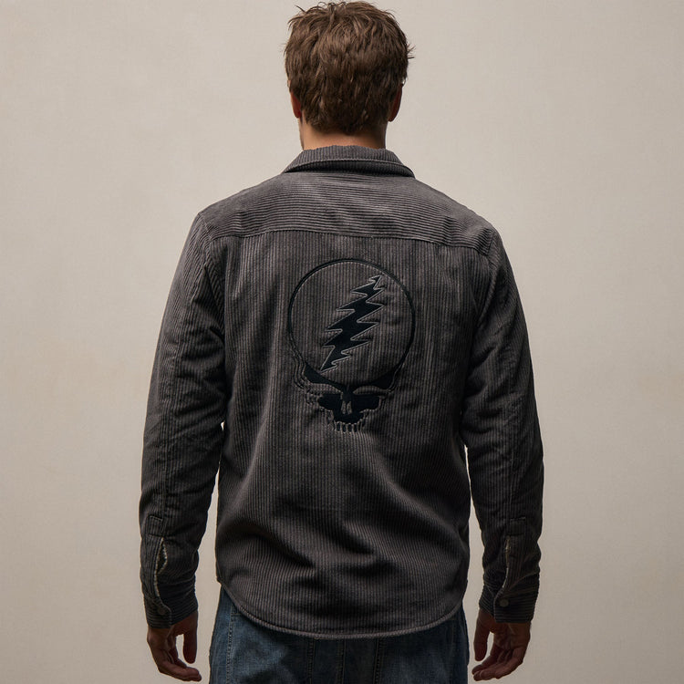 Sherpa Lined Jumbo Cord Jacket - Magma