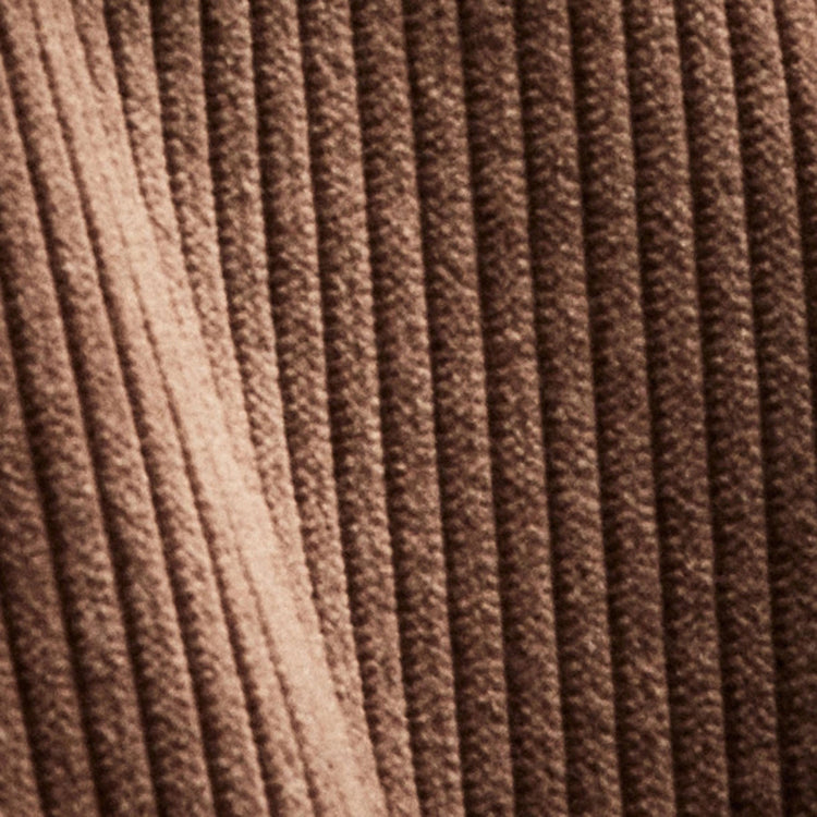 Sherpa Lined Corduroy Shirt Jacket in Chestnut | James Perse Los Angeles
