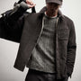 Sherpa Lined Corduroy Shirt Jacket in Kona | James Perse Los Angeles