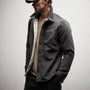 Sherpa Lined Corduroy Shirt Jacket in Magma | James Perse Los Angeles